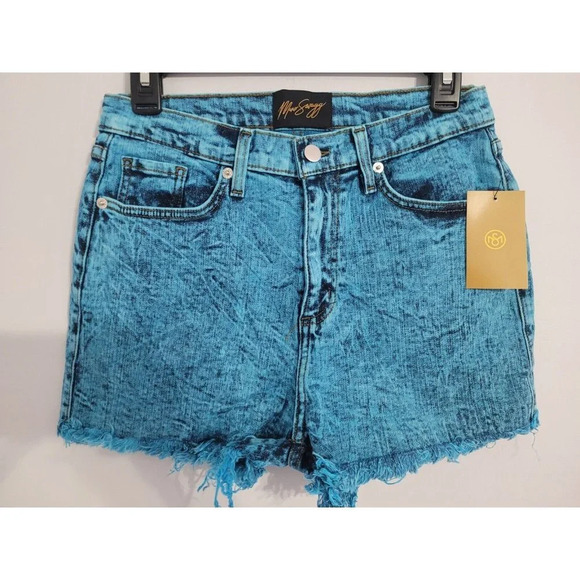 Womens Turquoise Shorts - Size Large - MuurSwag - NWT - Picture 7 of 15
